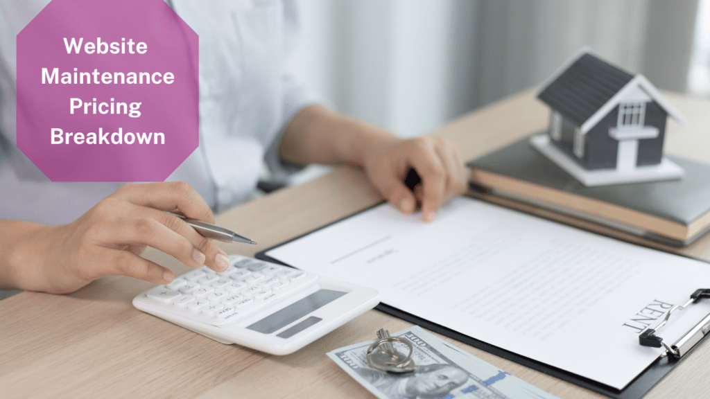 Website Maintenance Pricing Breakdown